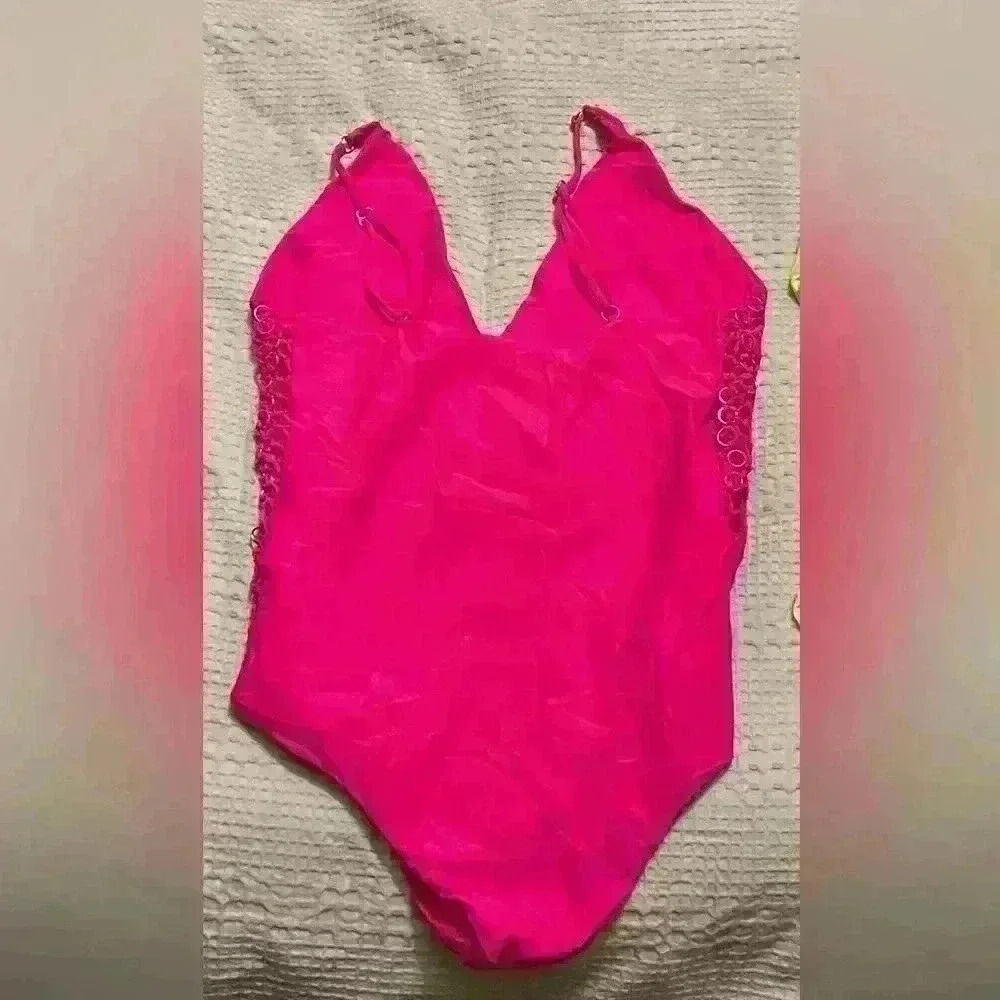 MIKOH Rio One Piece in Hot Pink - Picture 5 of 5